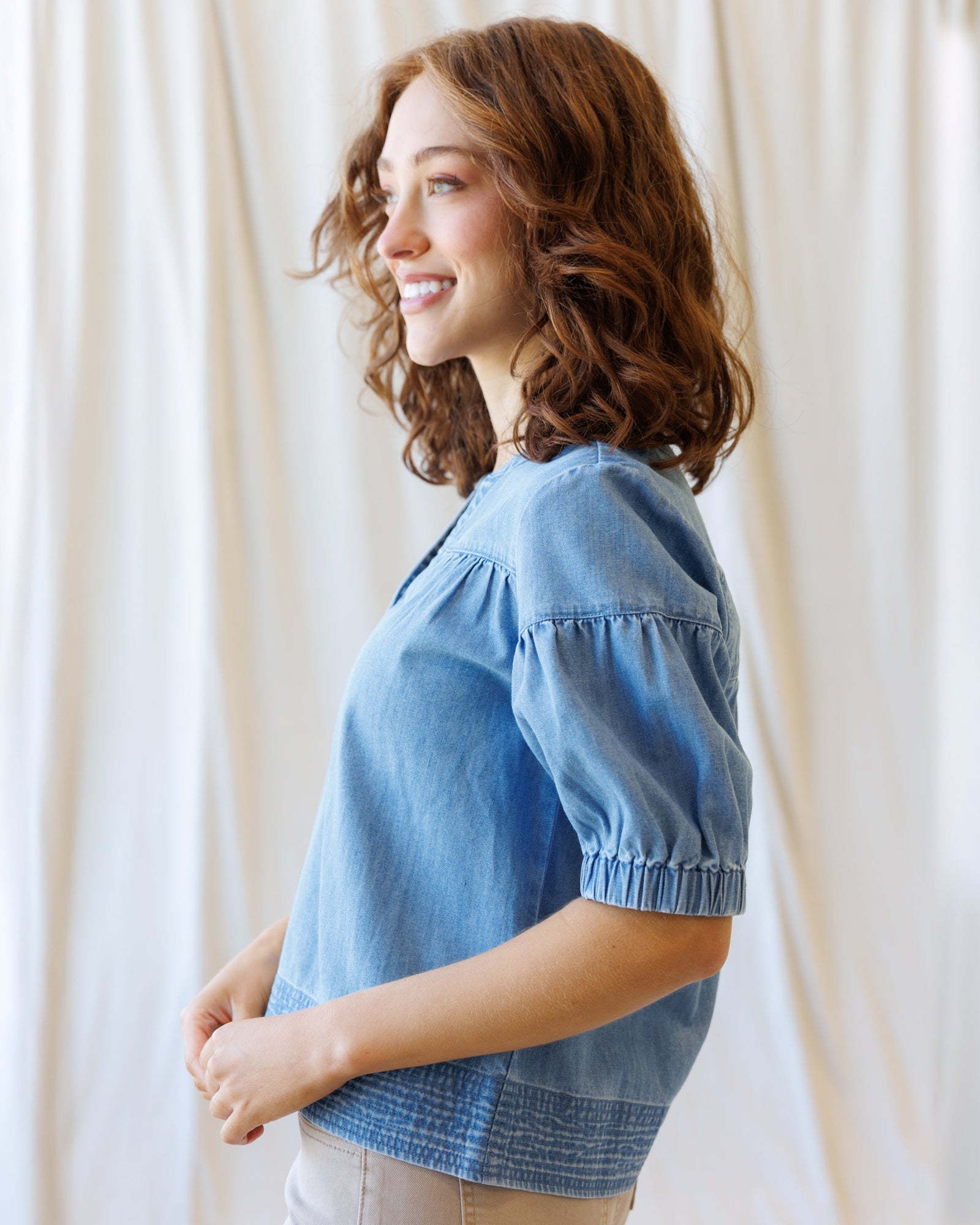 Portside Chambray Popover