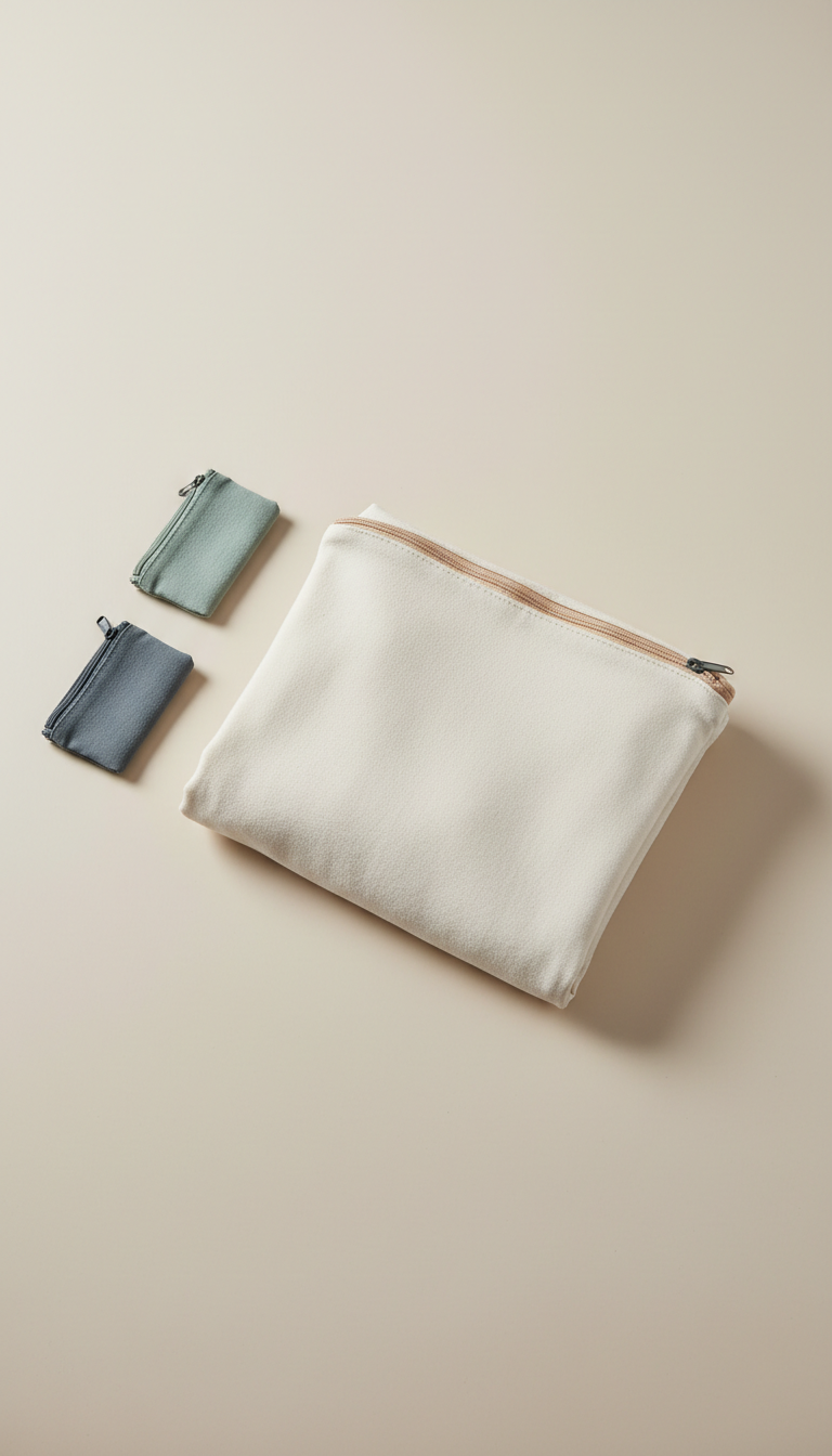 Everyday Zip Bag with Sleek Finish