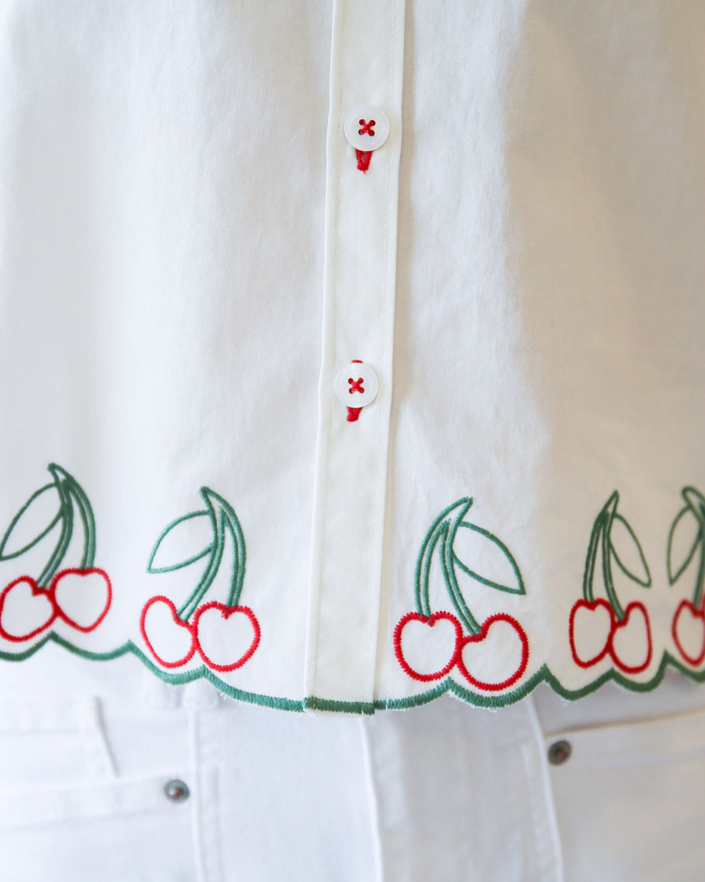 Cherry Cute Button Down