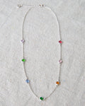 Silver Pop of Color Necklace