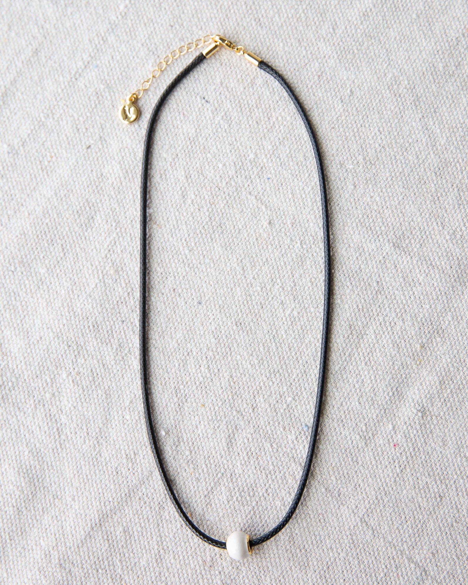 Pearl and Cord Necklace