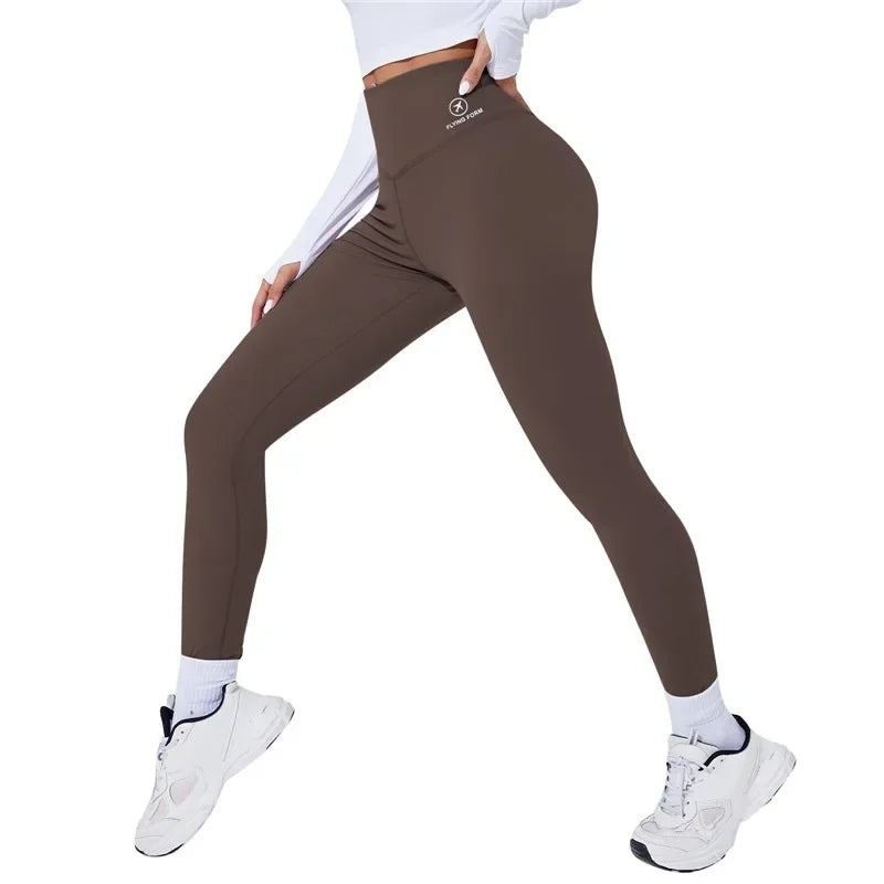 Women High-Waist Leggings – Thermal Yoga Sports Tights