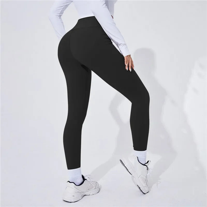 Women High-Waist Leggings – Thermal Yoga Sports Tights