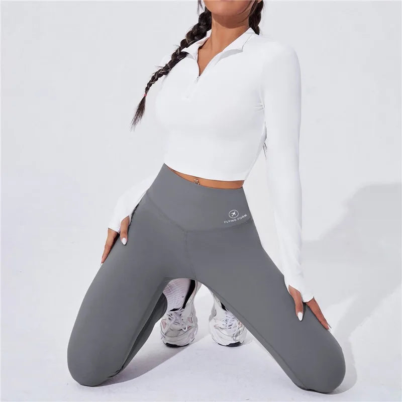 Women High-Waist Leggings – Thermal Yoga Sports Tights