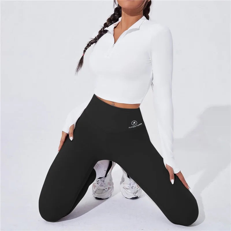 Women High-Waist Leggings – Thermal Yoga Sports Tights